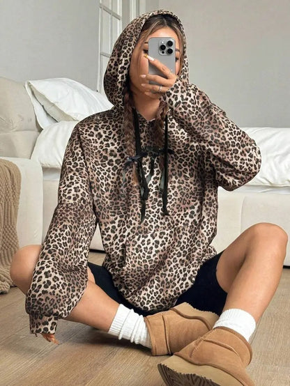 Stacy | Viral Leopard Print Hoodie