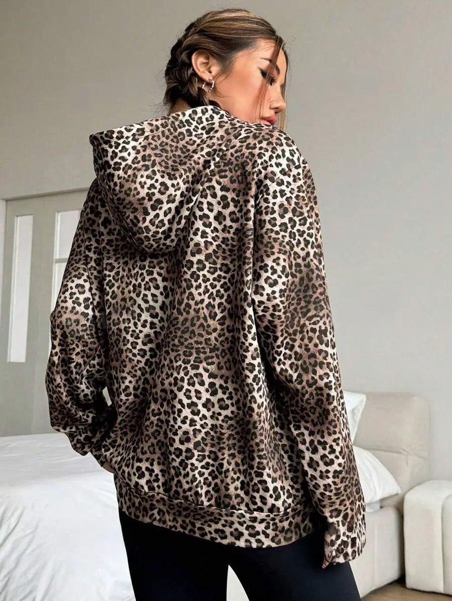 Stacy | Viral Leopard Print Hoodie